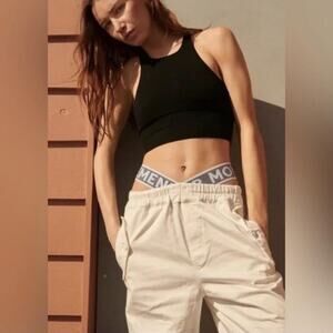 New Free People Movement Double Or Nothing Pants White Size Medium Street Wear